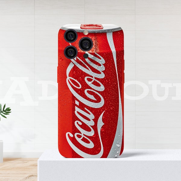 Coca-Cola Tough Phone Case, Soft Drinks iPhone 15/14 Case, Heineken Samsung Galaxy S23/S22/S21 Case, Google Pixel, Fanta, Pepsi, Fizzy Drink