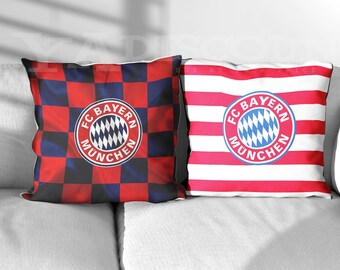 FC Bayern Munich Throw Pillow - Bayern Pillow + Cover - The Bavarians Cushion