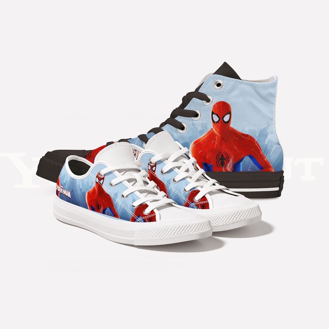 into the spider verse miles shoes
