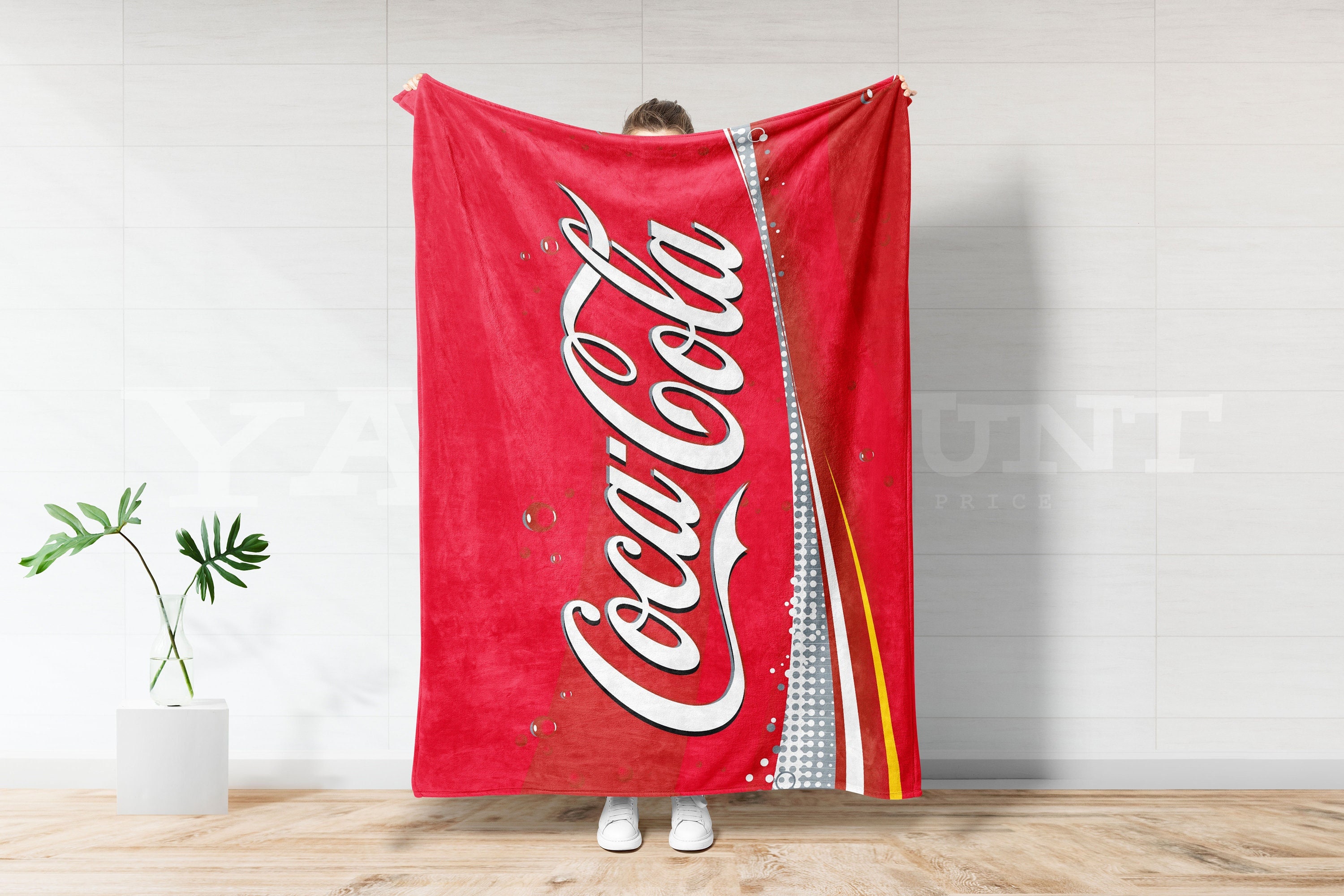 Coca cola throw hotsell