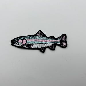 Trout fish patch, fishing patch