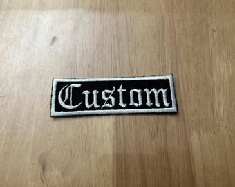 Custom Name Patch / Old English font patch