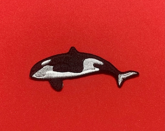 Orca Whale Iron-On Patch