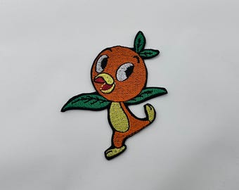 Orange bird patch