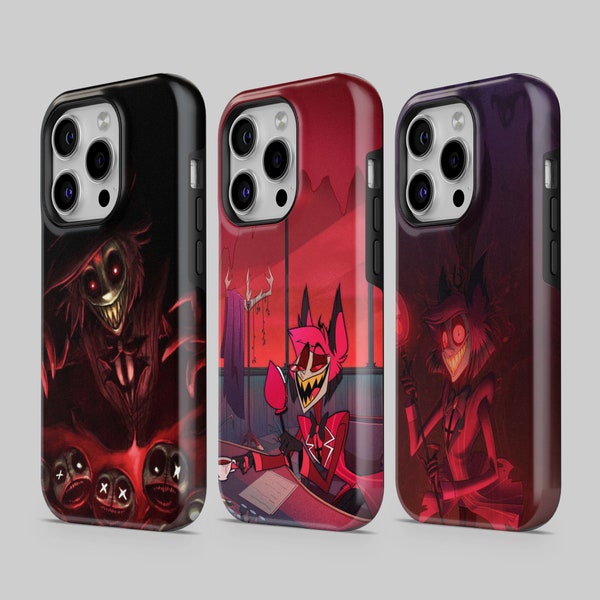 Radio Demon Phone Case Alastor TOUGH cover fit for iPhone 15 Pro Max, 14 Plus, 13, 12, 11, XR, XS & Samsung S23, S22, A54, A53, Pixel 8,7