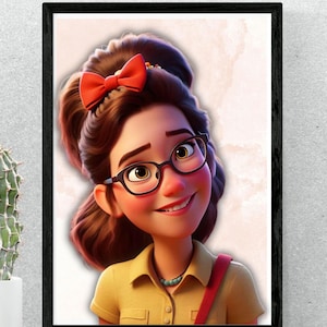 Best gifts for mom Family Portrait, Personalized Illustration from Photo, Unique Gift for Him & Her, Christmas Gift, Digital Family Artwork