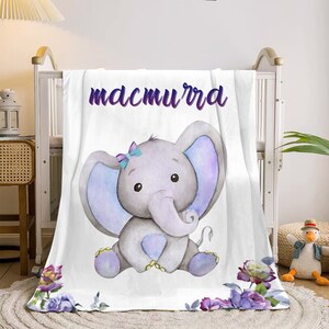 Personalized Baby Blanket, Custom Baby Name Blankets for Birthday Gifts, Unique Custom Baby Blanket,Baby Gifts