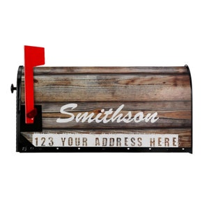 Mailbox Cover with Magnetic Strip - Personalized Mailbox Decoration--Custom Address Mailbox Cover, Customize Mailbox Cover with Your Picture