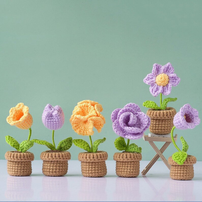 Crochet Kit, DIY Crochet Starter Kit,home Decoration Handmade Material