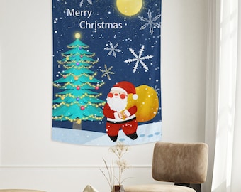 Custom Tapestries with Photos, Custom Wall Decorative Tapestry Art, Personalised Backdrops, Christmas Tapestries, Home Decoration