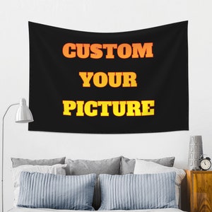 Custom Photo Tapestry, Custom Wall Tapestry, Custom Backdrop, Custom Text Tapestry, Custom Wedding Tapestry, Custom Wall Decor Tapestry Art