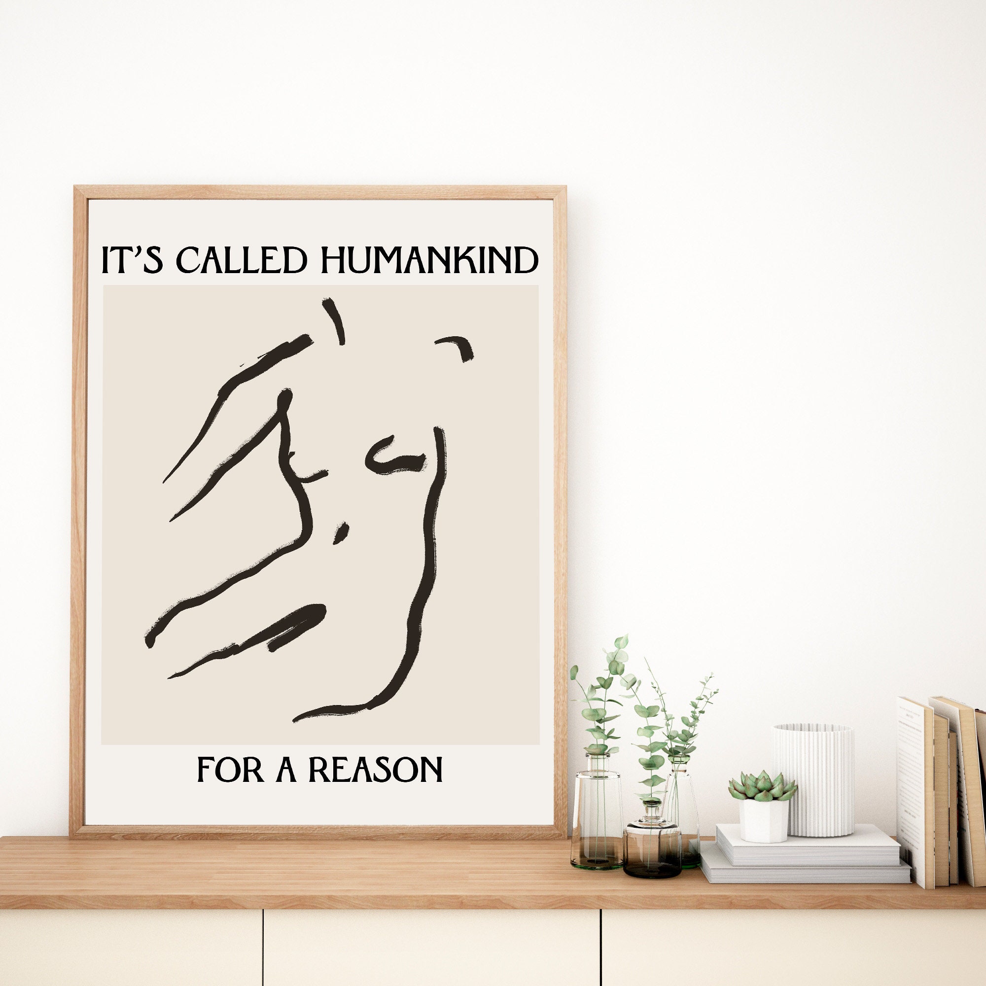 Humankind Poster, Custom Printed Poster, High Quality Poster, Art Print ...