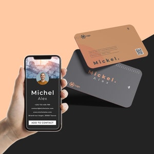 Wizytówka bezdotykowa | Połączona wizytówka | Całkowita personalizacja | Cyfrowa wizytówka | Wizytówka NFC