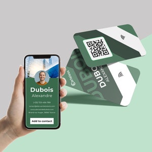 Kontaktlose Visitenkarte | Verbundene Visitenkarte | Vollständige Individualisierung | Digitale Visitenkarte | NFC-Visitenkarte