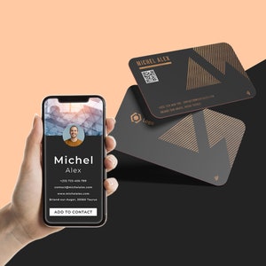 Wizytówka bezdotykowa | Połączona wizytówka | Całkowita personalizacja | Cyfrowa wizytówka | Wizytówka NFC