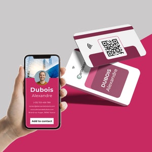 Kontaktlose Visitenkarte | Verbundene Visitenkarte | Vollständige Individualisierung | Digitale Visitenkarte | NFC-Visitenkarte