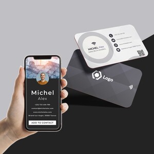 Wizytówka bezdotykowa | Połączona wizytówka | Całkowita personalizacja | Cyfrowa wizytówka | Wizytówka NFC