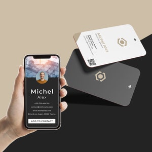 Wizytówka bezdotykowa | Połączona wizytówka | Całkowita personalizacja | Cyfrowa wizytówka | Wizytówka NFC