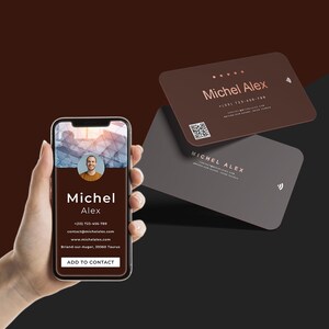 Biglietto da visita senza contatto | Biglietto da visita connesso | Personalizzazione totale | Biglietto da visita digitale | Biglietto da visita NFC