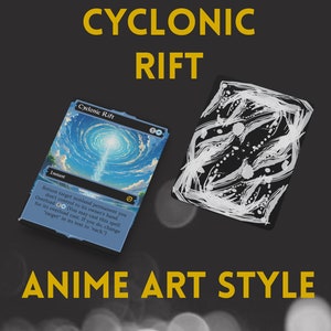 Cyclonic Rift - Commander Proxy - Style artistique anime