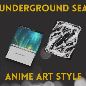 Mar subterráneo - Commander Proxy - Estilo de arte anime