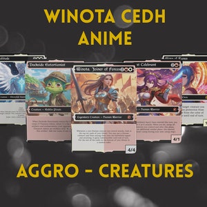 Winota Joiner of Forces CEDH Proxy Anime Commander Deck