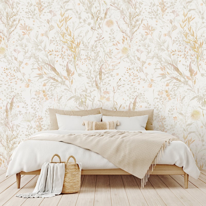 Gold Beige Wallpaper Etsy Canada