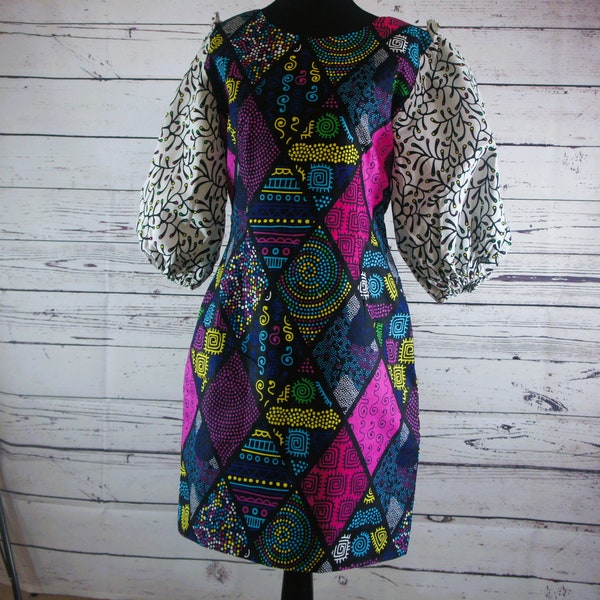 Patterned dress, Ankara Dress, Kitenge