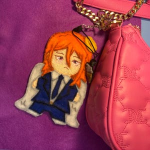 Handmade Felt Angel Devil Keychain | Anime Inspired Plush Charm