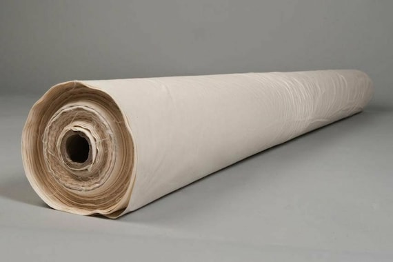 Anti Dust 100% Cream Cambric Cotton - 60" Width Feather Proof Fabric Any Length