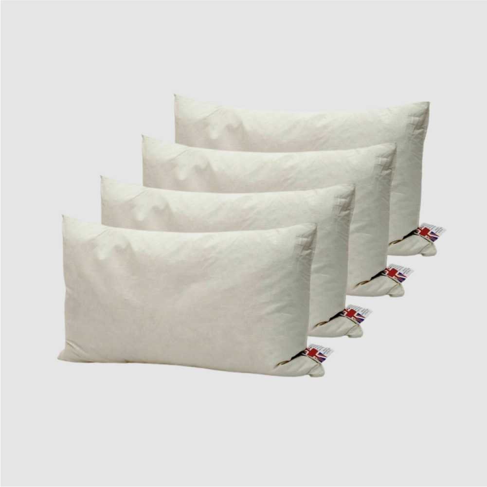 Set of 4 Duck Feather Cushion Pads Inners Inserts Fillers Scatters