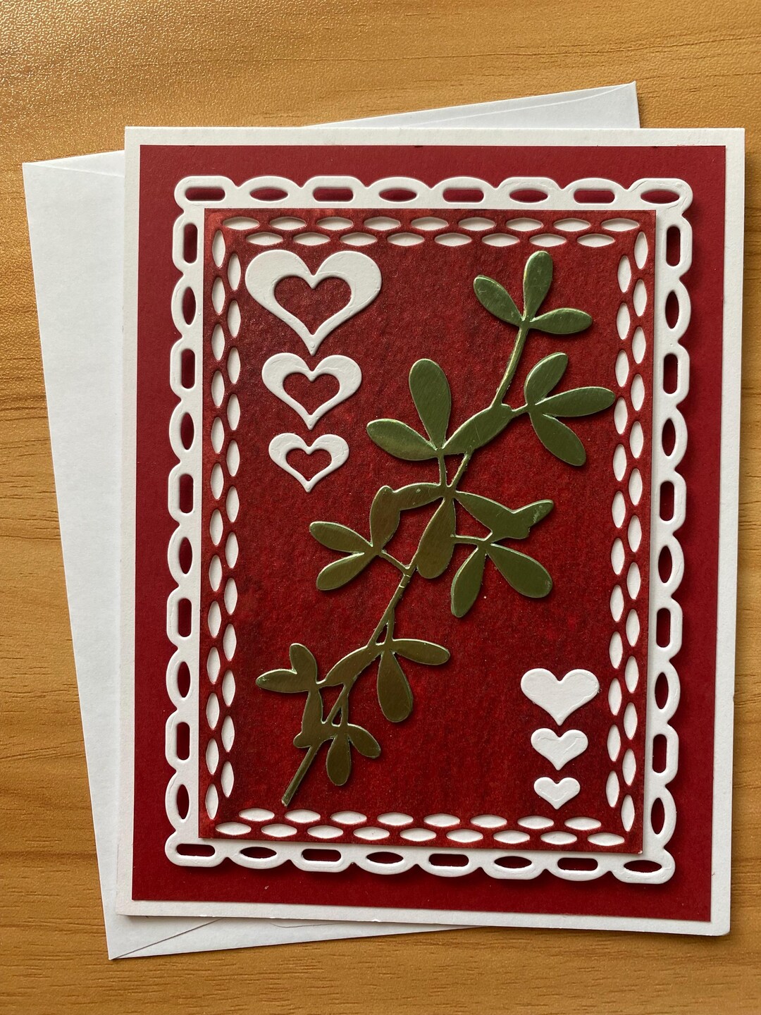 Happy Valentines Day Handmade Card - Etsy