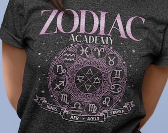 Zodiac Academy Tee | Solaria Bookish Romantasy Booktok Merch