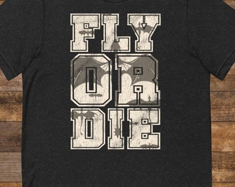Fly Or Die-T-shirt | Fourth Wing Dragon Riders Rebecca Yarros Empyrean fanart-merchandise