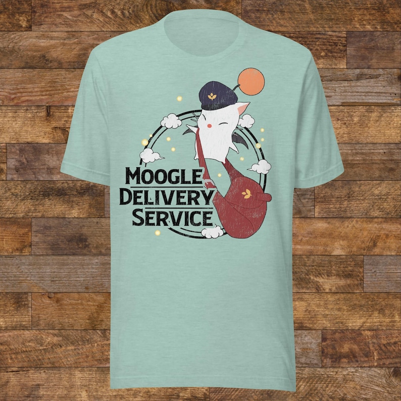 Moogle Delivery Service Tee | Final Fantasy Fan Art Game Merch
