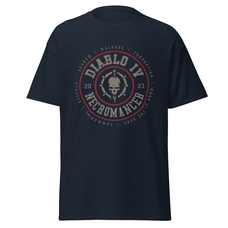 Necromancer T-Shirt | Diablo Gaming Fan Art Unisex Gamer Gift