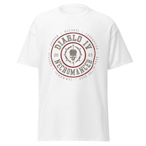 Necromancer T-Shirt | Diablo Gaming Fan Art Unisex Gamer Gift