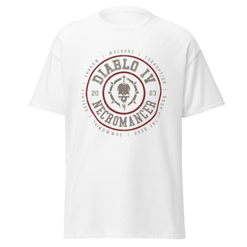 Necromancer T-Shirt | Diablo Gaming Fan Art Unisex Gamer Gift