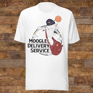 Moogle Delivery Service Tee | Final Fantasy Fan Art Game Merch
