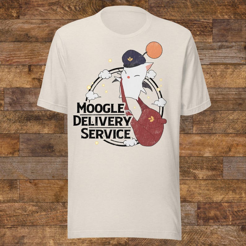 Moogle Delivery Service Tee | Final Fantasy Fan Art Game Merch