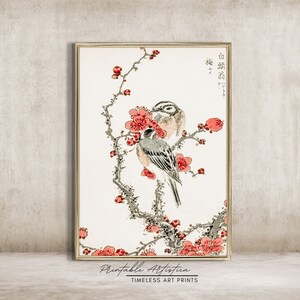 Vintage Japanese Birds And Flowers Wall Art | Japanese Wall Art | Japanese Print | Birds Print | Japanese Home Decor | PRINTABLE #37