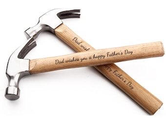 Father's Hammer, Father's Day Hammer, Personalized Sculpture Hammer, Men's Customized Hammer, Grandpa Gift, Father's Day Gift, Best Dad Gift