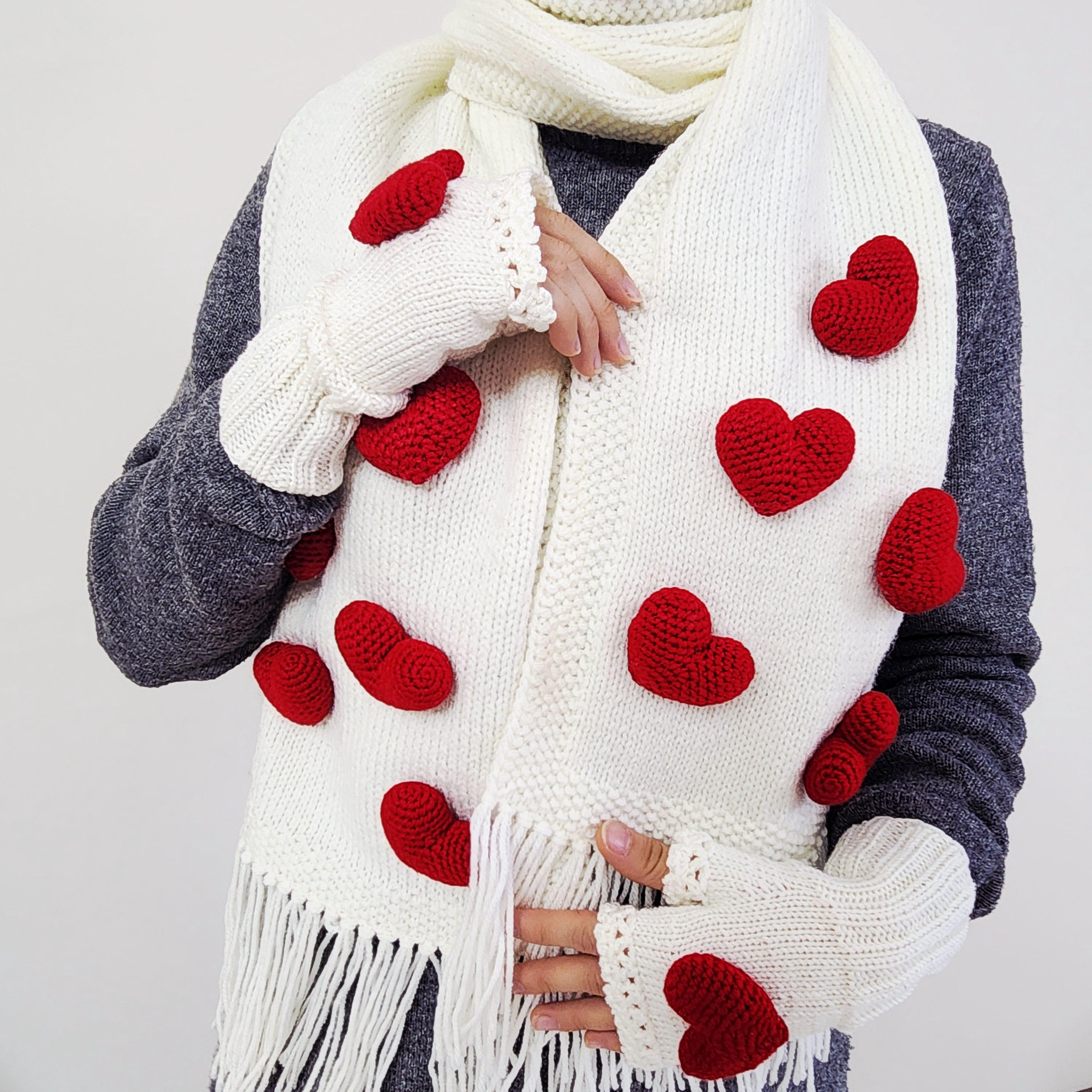Womens Winter Scarf/hat/gloves Sets - Etsy