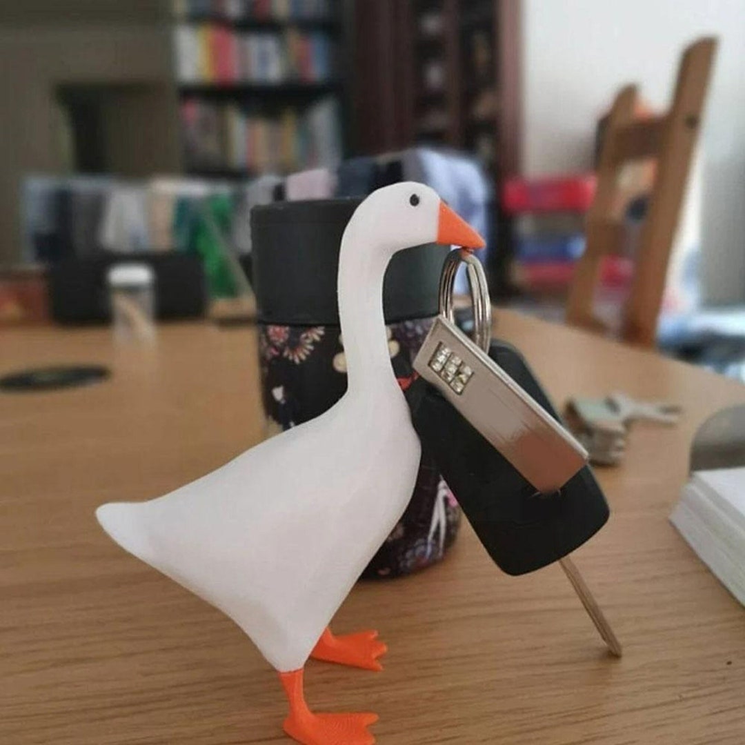 Goose Key Holder Statue Hanging Cute Key Storage Rack Etsy