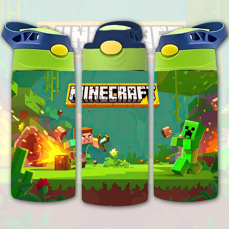 12oz Minecraft Tumbler Wrap 12oz Minecraft Tumbler Wrap Png Sublimation