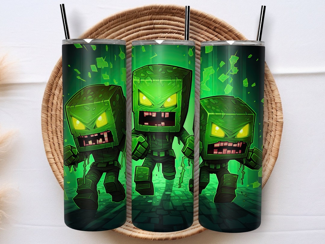 Minecraft Tumbler Wrap Creeper Tumbler Wrap Mindcraft Tumbler Wrap