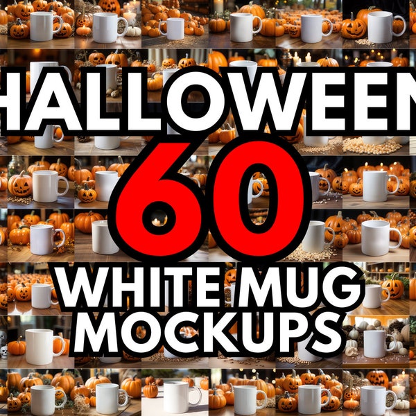 Coffee Mug Mockup Mug Mockups Bundle of 60 Halloween Mug Mockups Mockup Bundle Mug Ceramic Mug Template Unique Mug Mockup Mugs Mockup Bundle