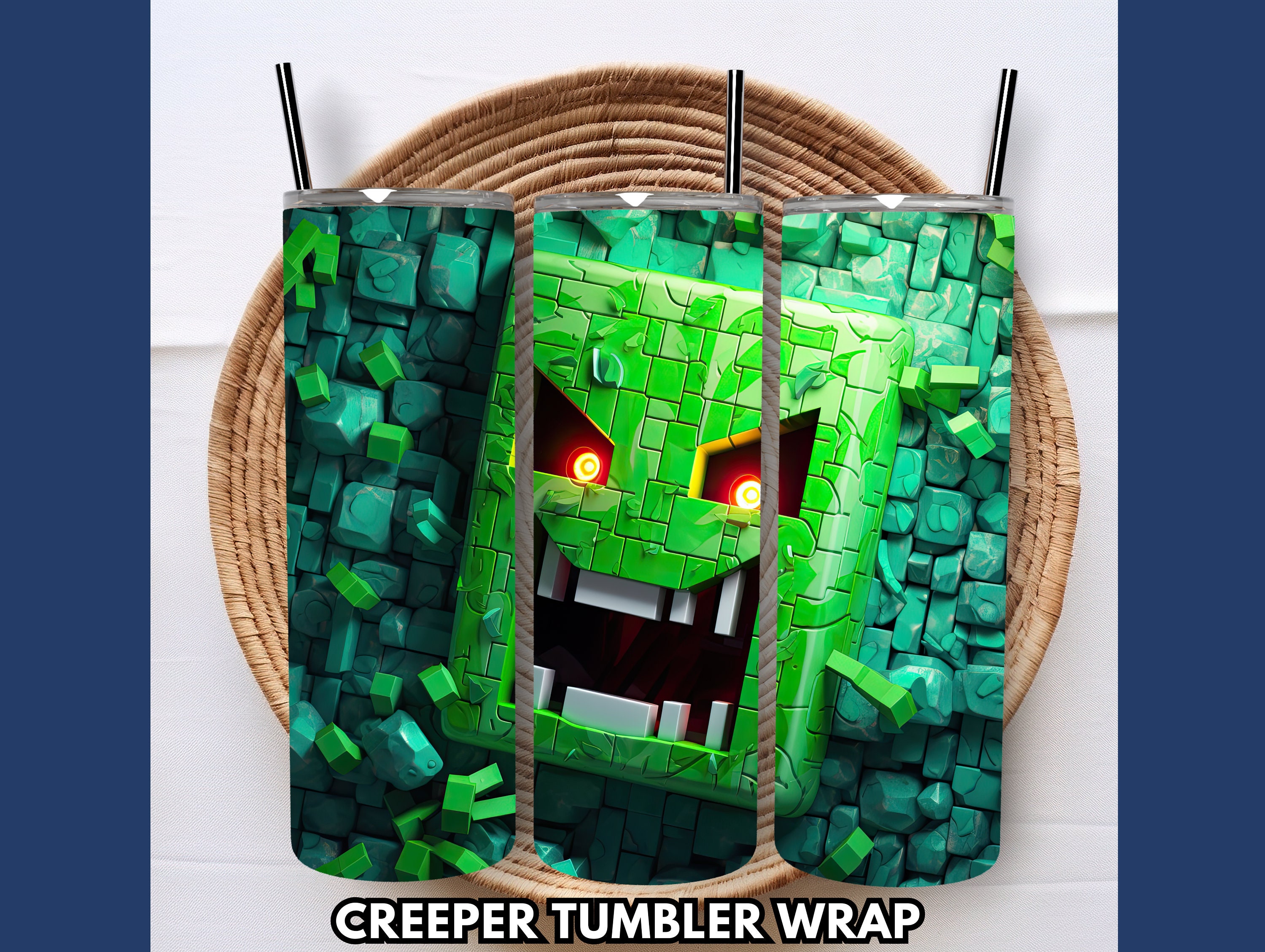 Minecraft Creeper SVG Bundle – MasterBundles