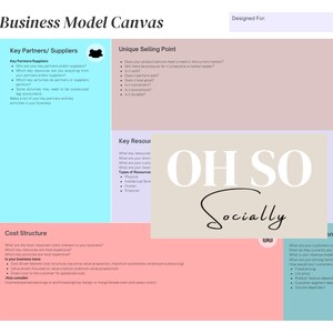 COLOURFUL - Business Plan Template, Business Planner Proposal, Start Up Workbook, Business Plan Analysis, Side Hustle, Business Plan