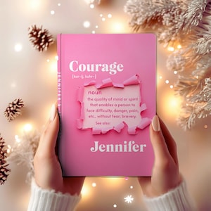 Personalized Courage Journal: Cancer Support Gift, Inspirational Notebook
